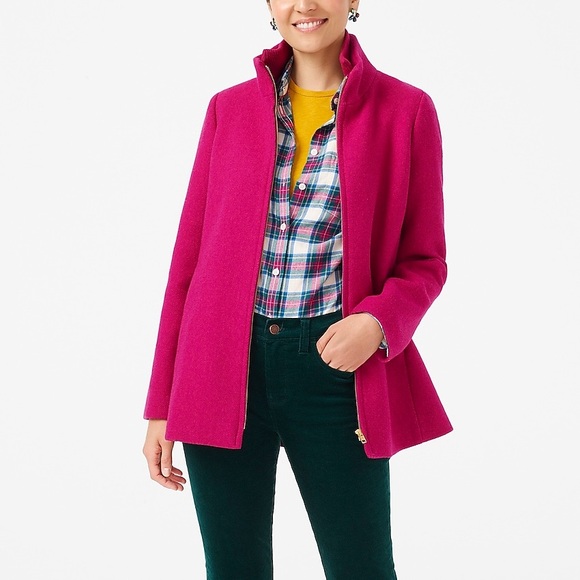 J. Crew Factory Jackets & Blazers - J.Crew Factory Village Pink Coat